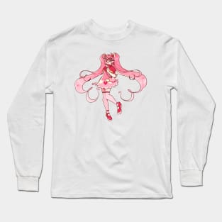 miku (heart shaped aura) Long Sleeve T-Shirt